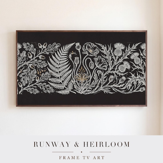 Poison Garden Pattern Samsung Frame TV Art — view 5