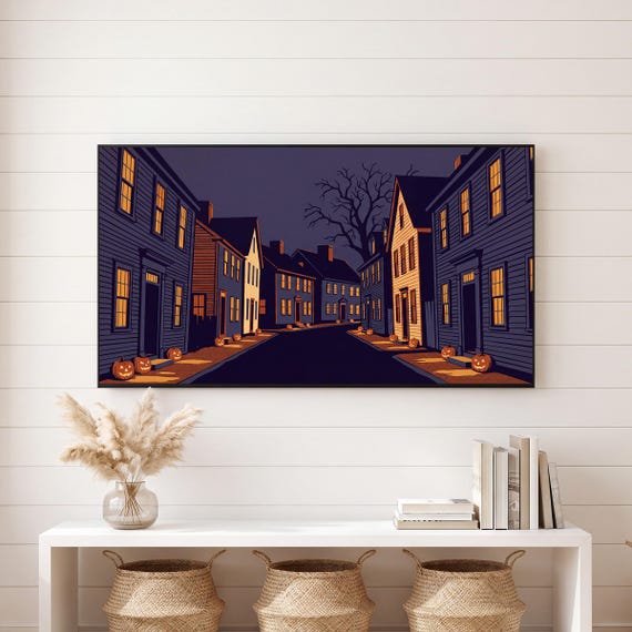 Bonfire Square Samsung Frame TV Art — view 6