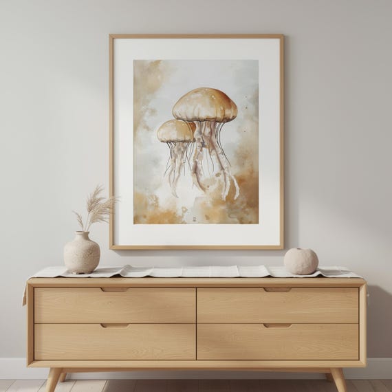 Jellyfish Nursery Wall Art