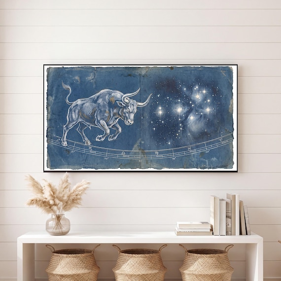 Pleiades Star Chart Samsung Frame TV Art — view 6