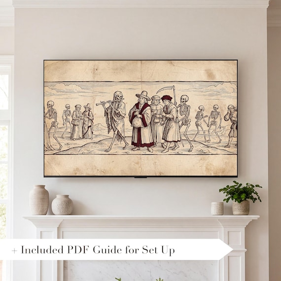Skeletons and Merchants Samsung Frame TV Art — view 2