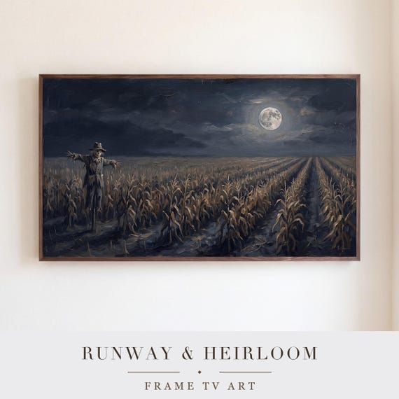 Halloween Cornfield Samsung Frame TV Art Bundle of 6 — view 5