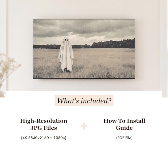 Neutral Halloween Samsung Frame TV Art Bundle of 6 (4K Digital Download) — view 4