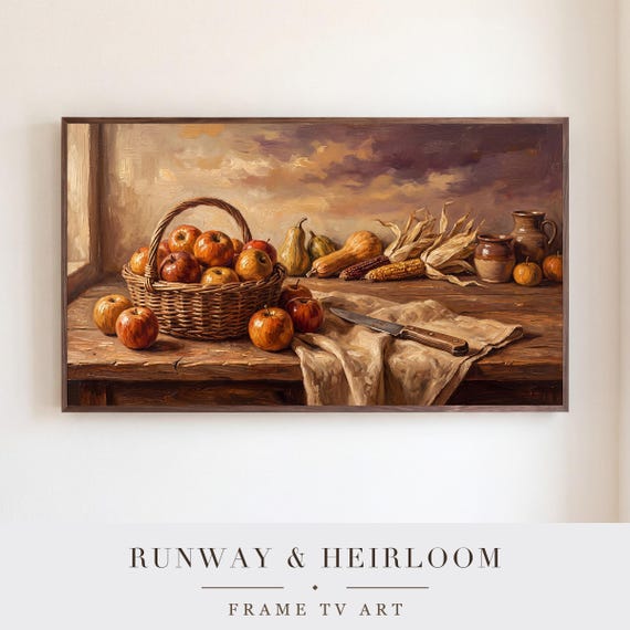 Apple Basket Samsung Frame TV Art — view 5