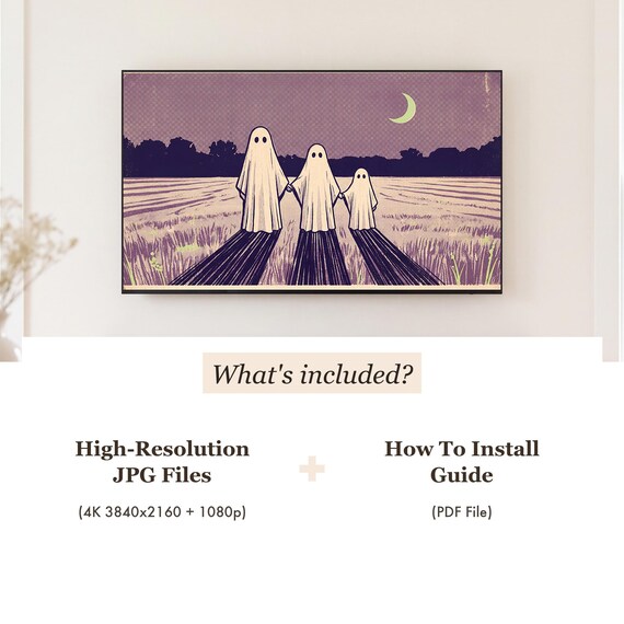 Ghost Family Samsung Frame TV Art — view 4