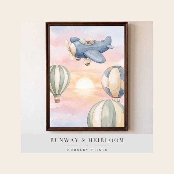 Up With the Balloons Print