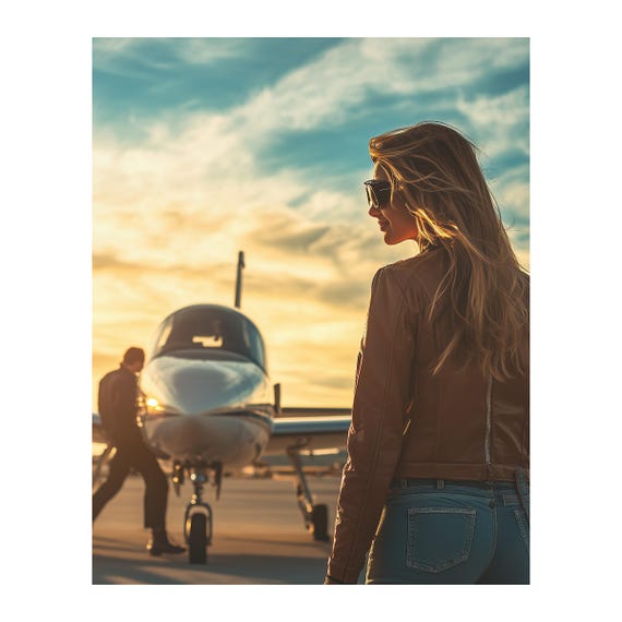 Flight Instructor Wall Art — aviation wall art print