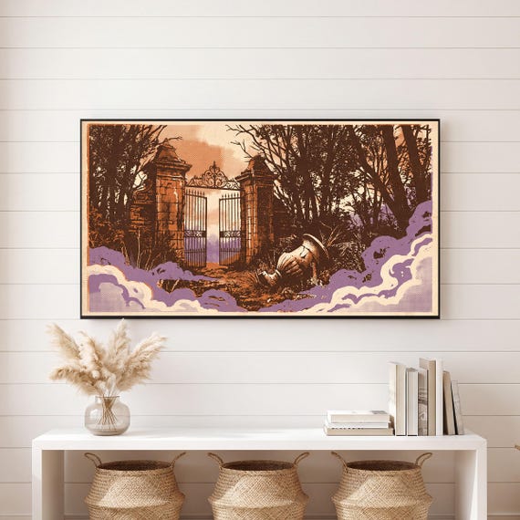 Iron Fence Samsung Frame TV Art — view 6