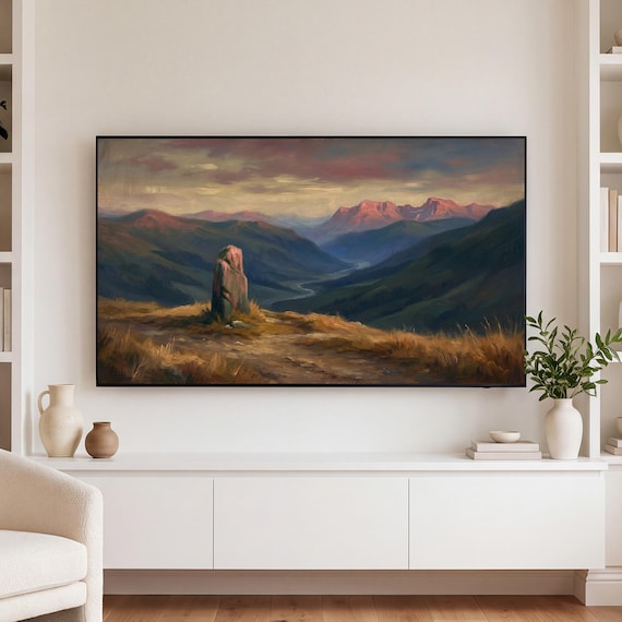 Stone Waymarker Samsung Frame TV Art — view 3