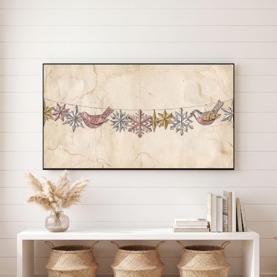 Victorian Scrap Work Samsung Frame TV Art — view 6