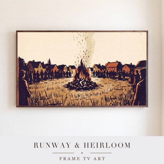 Hay Wagon Ride Samsung Frame TV Art — view 5