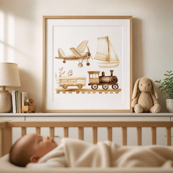 Vintage Toys Nursery Wall Art — view 4