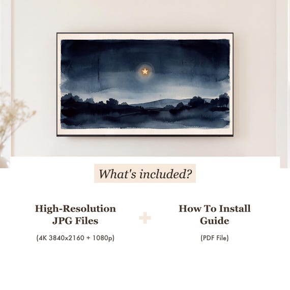Star Over the Hills Samsung Frame TV Art — view 4