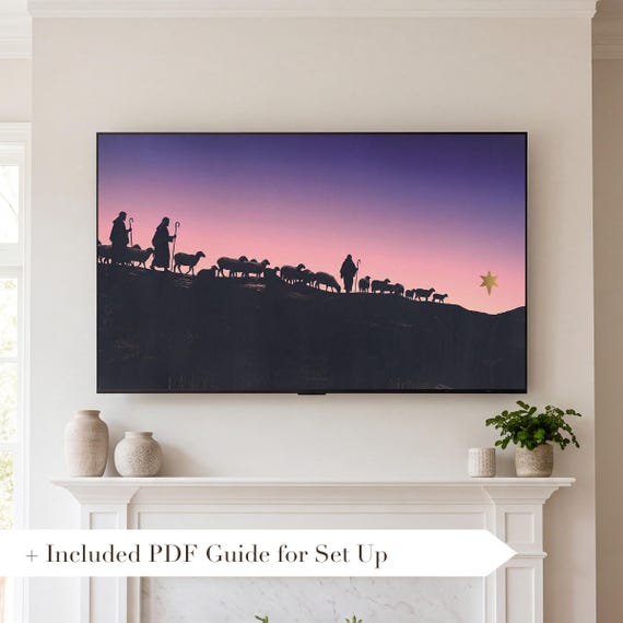 Shepherds on the Ridge Samsung Frame TV Art — view 2