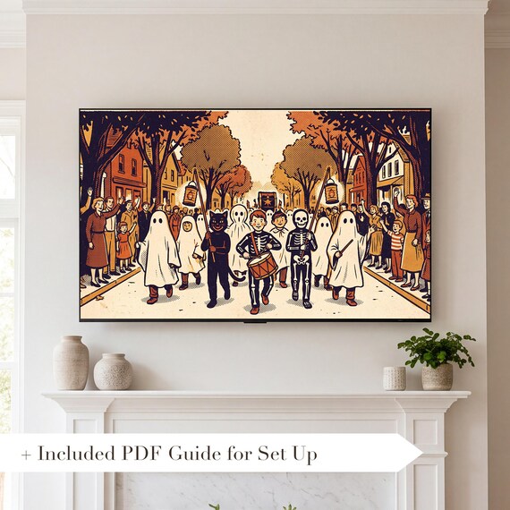 Black Cat Wall Samsung Frame TV Art — view 2