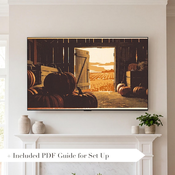 Great Jack O Lantern Samsung Frame TV Art — view 2