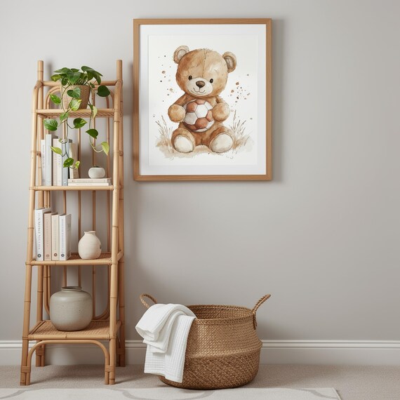 Teddy Bear Nursery Wall Art — view 6