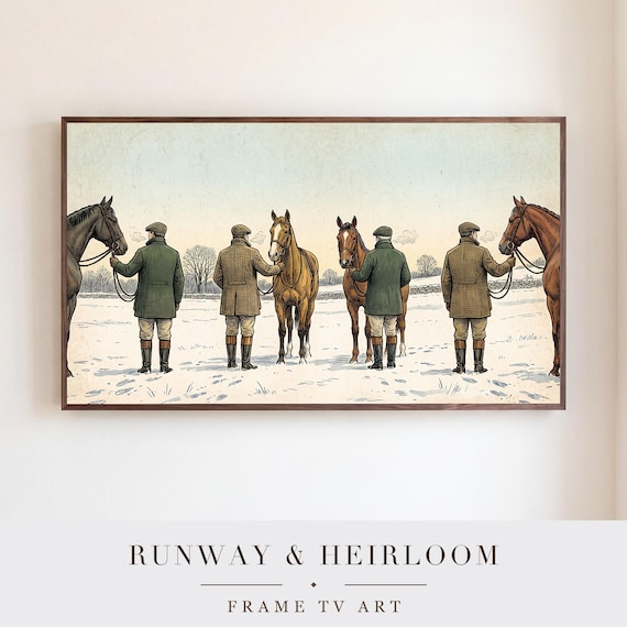 Grooms in the Yard Samsung Frame TV Art — view 5