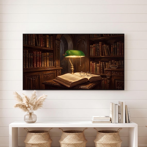 Book and Spectacles Samsung Frame TV Art — view 6