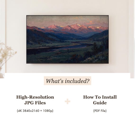 Alpine Valley Samsung Frame TV Art — view 4