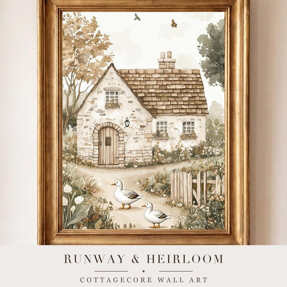 English Cottage Wall Art — view 4