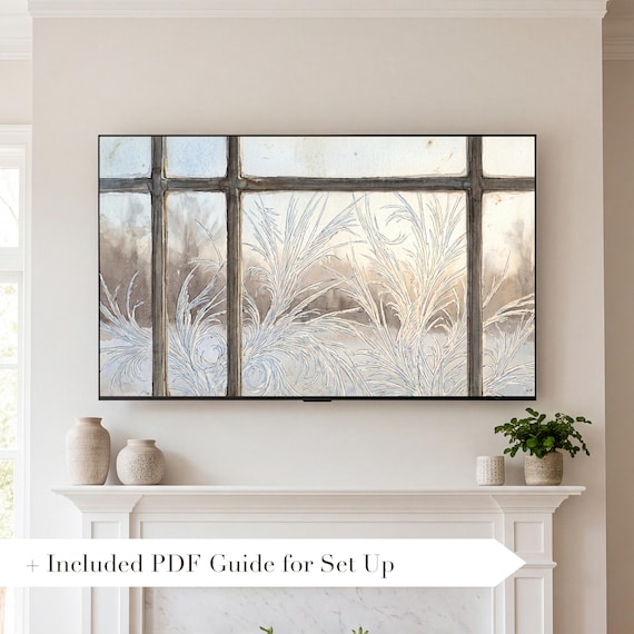 Frost Window Samsung Frame TV Art Bundle of 6 — view 2