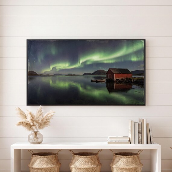 Aurora Boathouse Samsung Frame TV Art — view 6