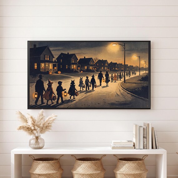 Heading Home Halloween Samsung Frame TV Art — view 6