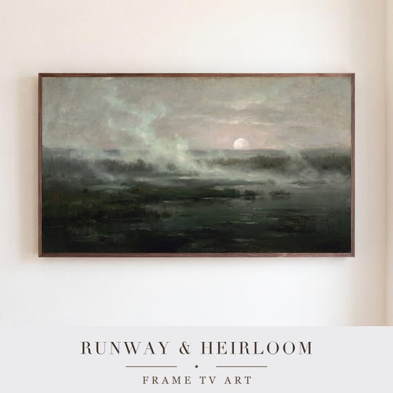Misty Marsh Water Samsung Frame TV Art — view 5