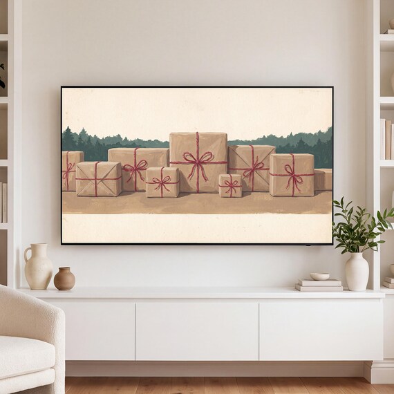 Kraft Parcels Samsung Frame TV Art — view 3