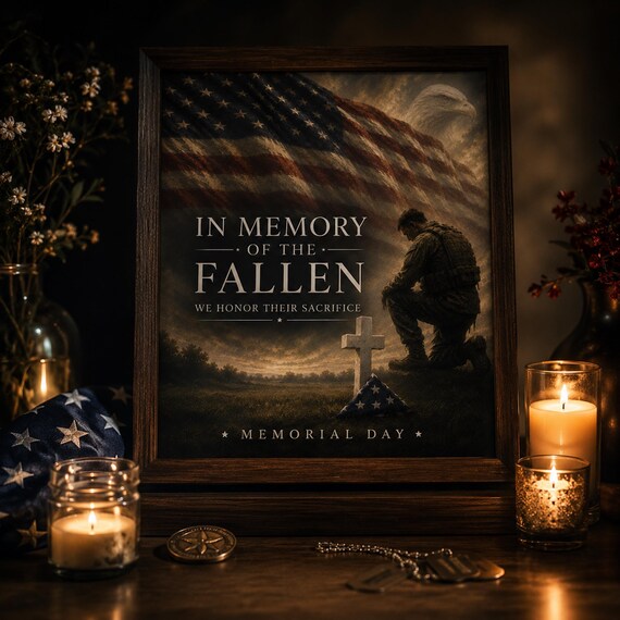 Fallen Soldier Memorial Print — view 4