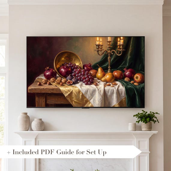 Fruit and Nuts Samsung Frame TV Art — view 2