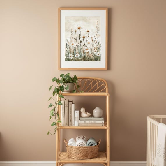 Daisy Nursery Wall Art — view 5