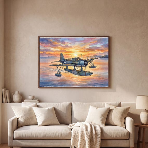 OS2U Kingfisher Watercolor Print — view 2