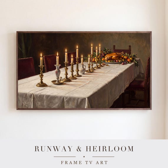 Christmas Dinner Samsung Frame TV Art Bundle of 6 — view 5