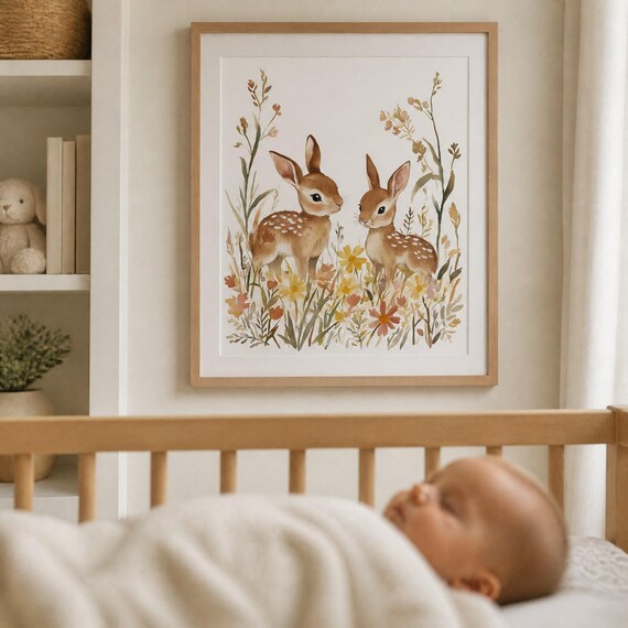 Woodland Nursery Wall Art — view 5