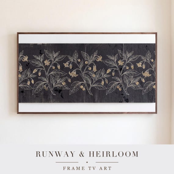 Blackwork Botanical Samsung Frame TV Art Bundle of 6 (4K Digital Download) — view 5