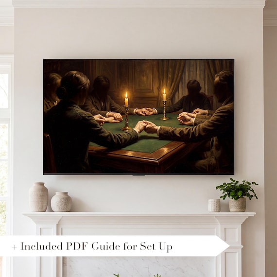Hands Joined Seance Samsung Frame TV Art — view 2
