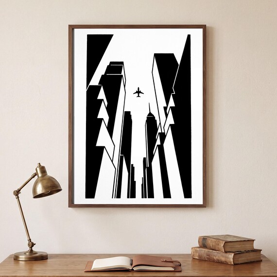 Between the Towers Print — view 2