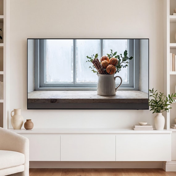 Pomanders and Holly Samsung Frame TV Art — view 3