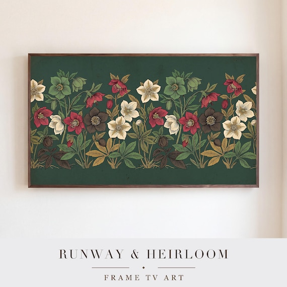 Hellebore Samsung Frame TV Art — view 5