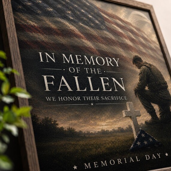 Fallen Soldier Memorial Print — view 6
