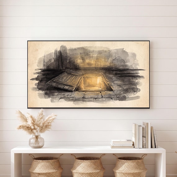 Open Cellar Door Samsung Frame TV Art — view 6