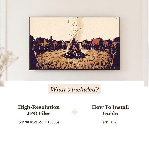 Hay Wagon Ride Samsung Frame TV Art — view 4