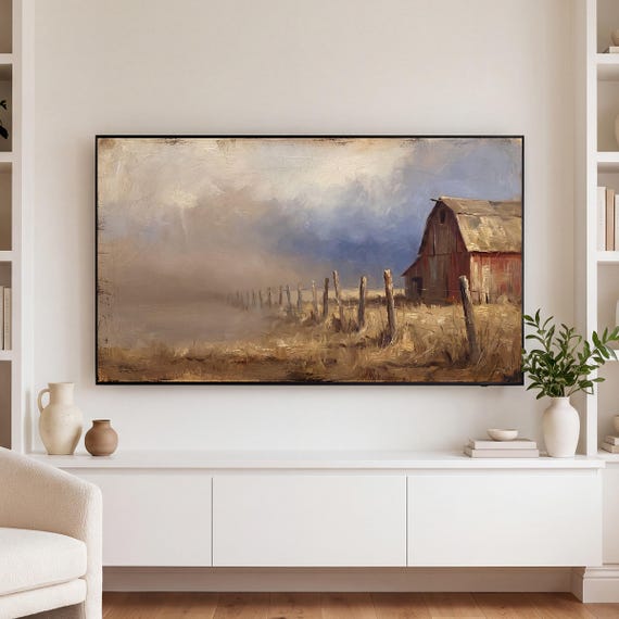 Winter Farmhouse Samsung Frame TV Art Bundle of 6 — view 3