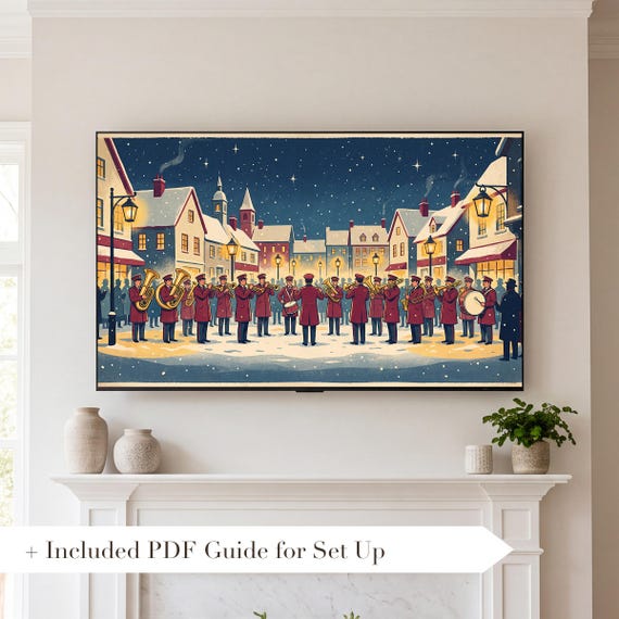Brass Band Samsung Frame TV Art — view 2