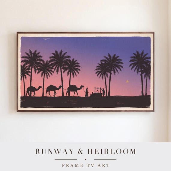 Caravan at the Well Samsung Frame TV Art — view 5