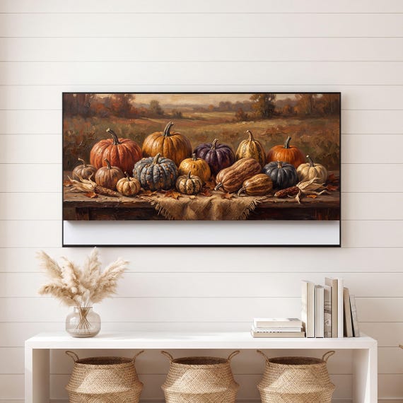 Heirloom Pumpkins Samsung Frame TV Art — view 6