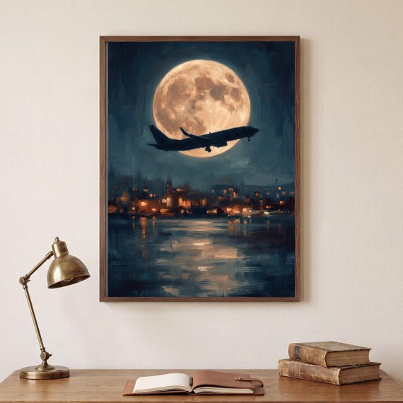 Full Moon Departure Print — view 2