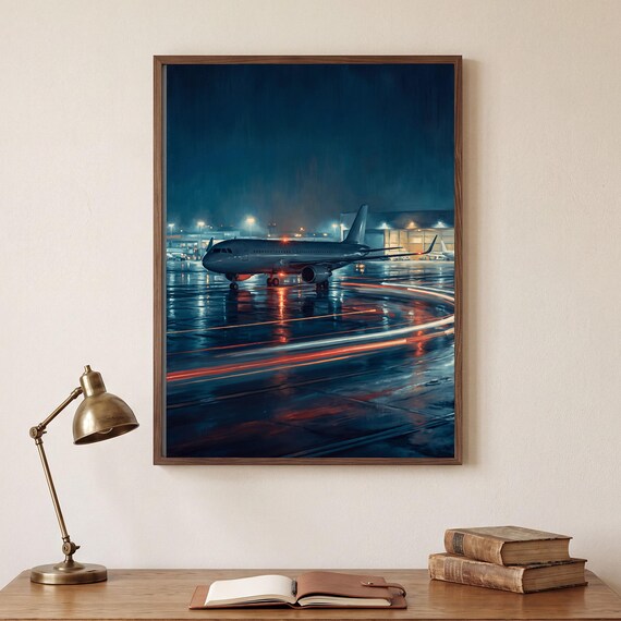 Taxi Light Trails Print — view 2